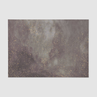 Purple burgundy maroon sky gold galaxy stars tissue paper