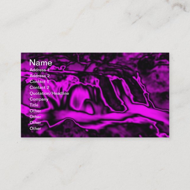 Purple Business Card (Front)