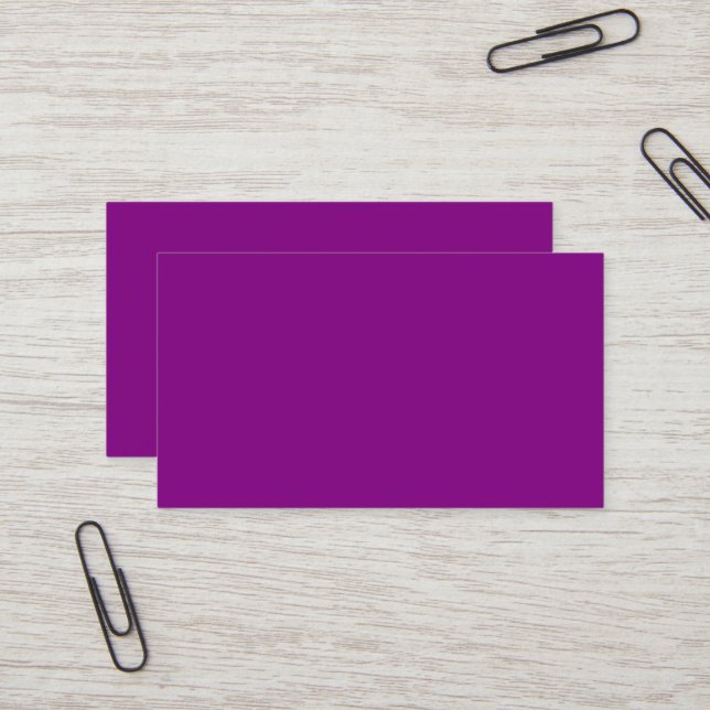 Purple Business Card (Front/Back In Situ)