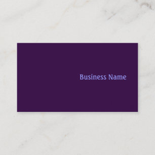 Purple Business Card
