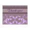 Purple Business Thank You Postcards