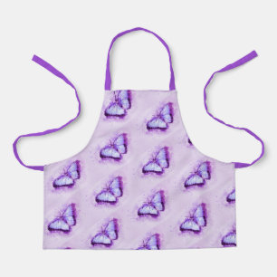 Purple Butterflies Apron