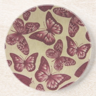 Purple Butterflies Coaster