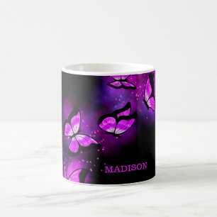 Purple Butterflies Coffee Mug