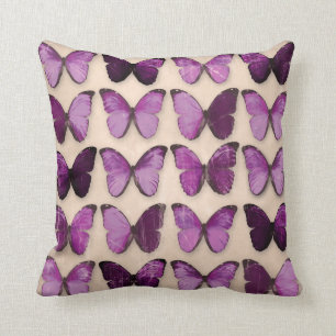 Purple Butterflies Cushion