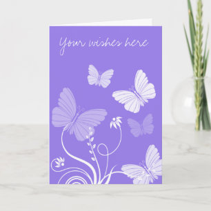 Purple butterflies Greeting Card
