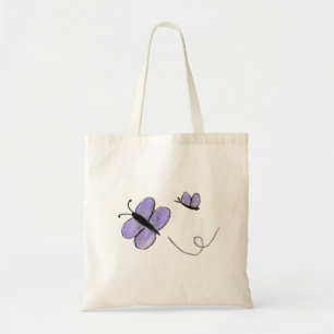 Purple Butterflies  Tote Bag