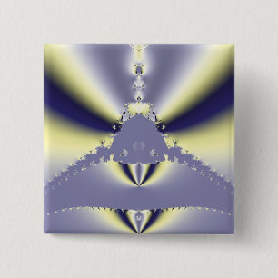 Purple Butterfly 15 Cm Square Badge