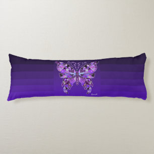 Purple Butterfly 31 Body Cushion