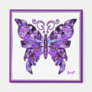 Purple Butterfly 31 Magnet