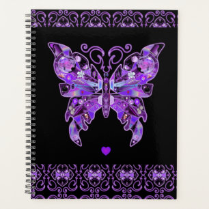 Purple Butterfly 31 Planner
