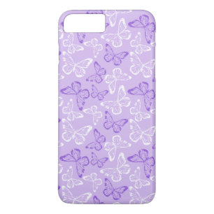 Purple Butterfly iPhone 8 Plus/7 Plus Case