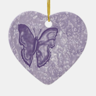 Purple Butterfly Ceramic Tree Decoration
