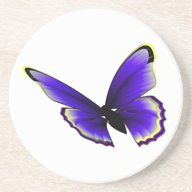 Purple Butterfly Coaster (Front)
