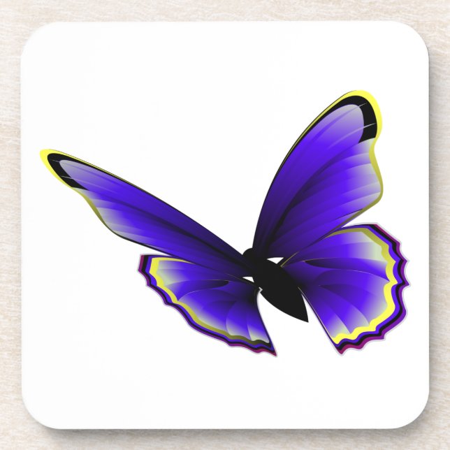 Purple Butterfly Coaster (Front)