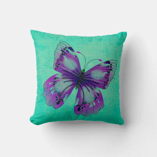 Purple Butterfly Cushion