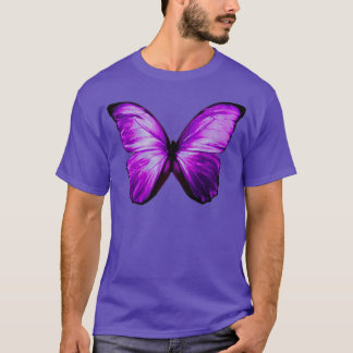 Purple Butterfly Glow T-Shirt