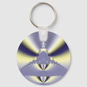 Purple Butterfly Key Ring