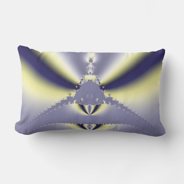 Purple Butterfly Lumbar Cushion (Front)
