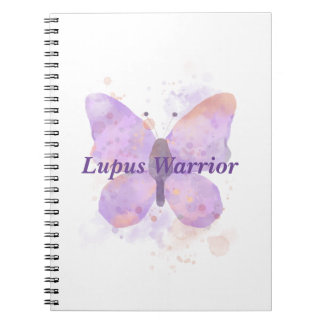 Purple Butterfly Lupus Warrior   Notebook