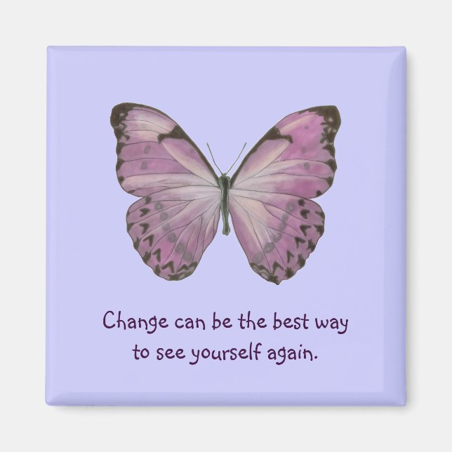 Purple Butterfly Magnet (Front)