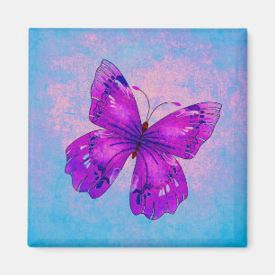 PURPLE BUTTERFLY ~ MAGNET