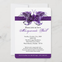 Purple Butterfly Masquerade Mask Costume Halloween
