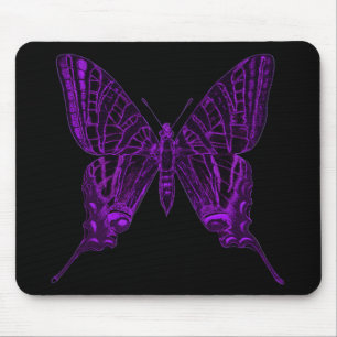 Purple Butterfly Mousepad