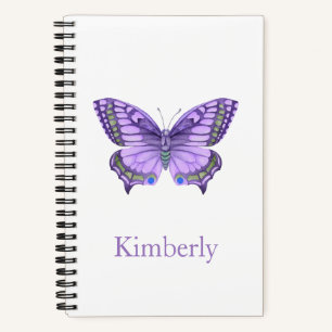 Purple Butterfly Notebook