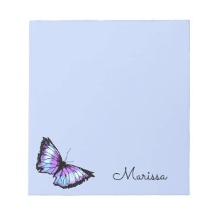 "Purple Butterfly" Notepad