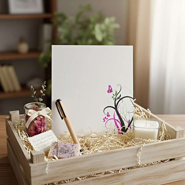 Purple butterfly Notepad (Creator Uploaded)