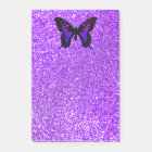 Purple Butterfly on Glitter