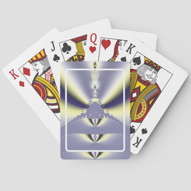 Purple Butterfly Playing Cards (Back)