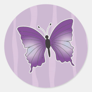 Purple Butterfly sticker