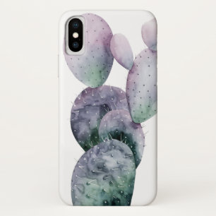 Purple Cactus iPhone X Case