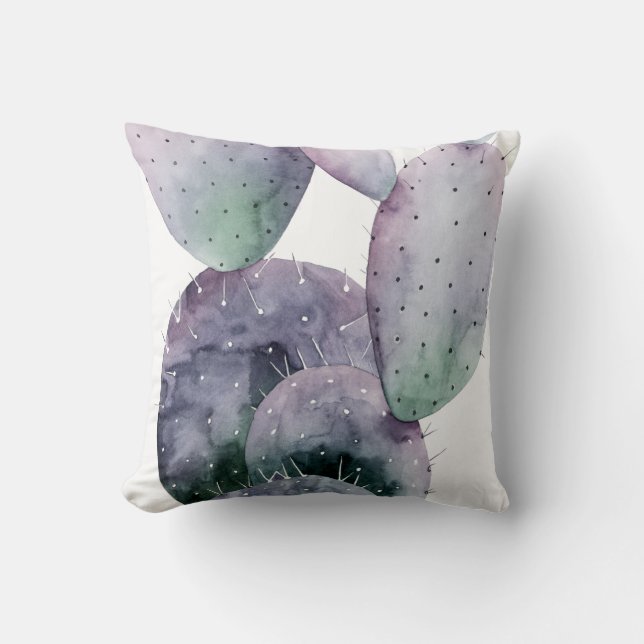 Purple Cactus Cushion (Front)