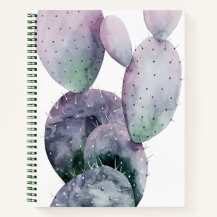 Purple Cactus Notebook