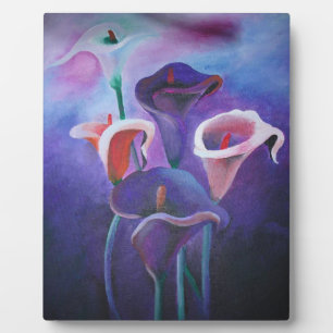 Purple Calla Plaque