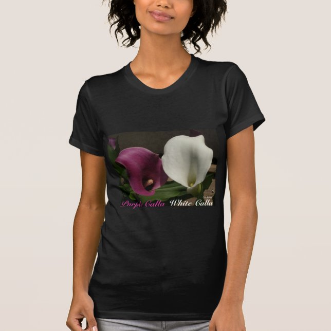 "Purple Calla White Calla" Tee (Front)