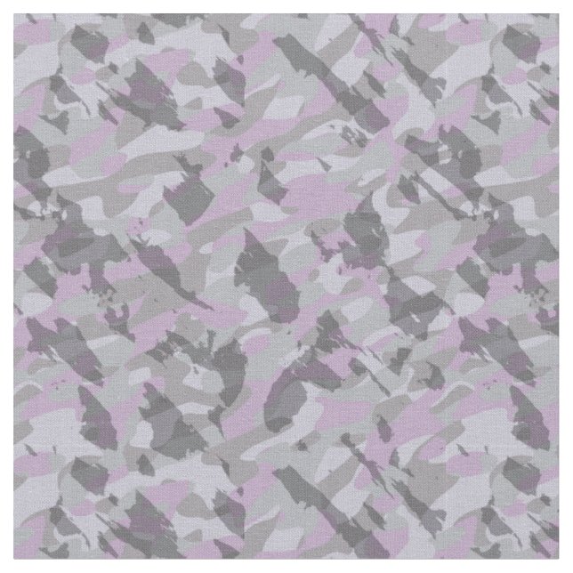 Purple Camo abstract Fabric (Close Up)