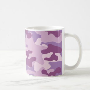 Purple Camo Design Coffee Mug