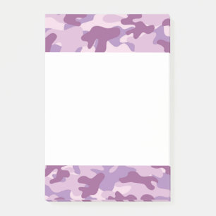 Purple Camo Design Post-it Notes