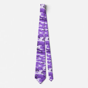 Purple Camo Tie