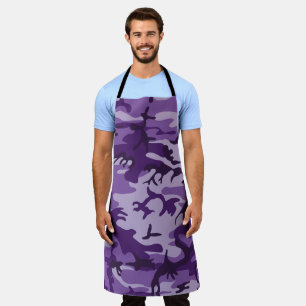 Purple Camouflage, Military, Army Apron