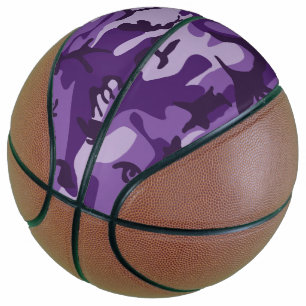 Purple Camouflage, Military, Army Basketball