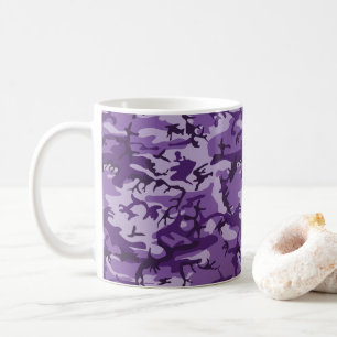 Purple Camouflage, Military, Army Coffee Mug