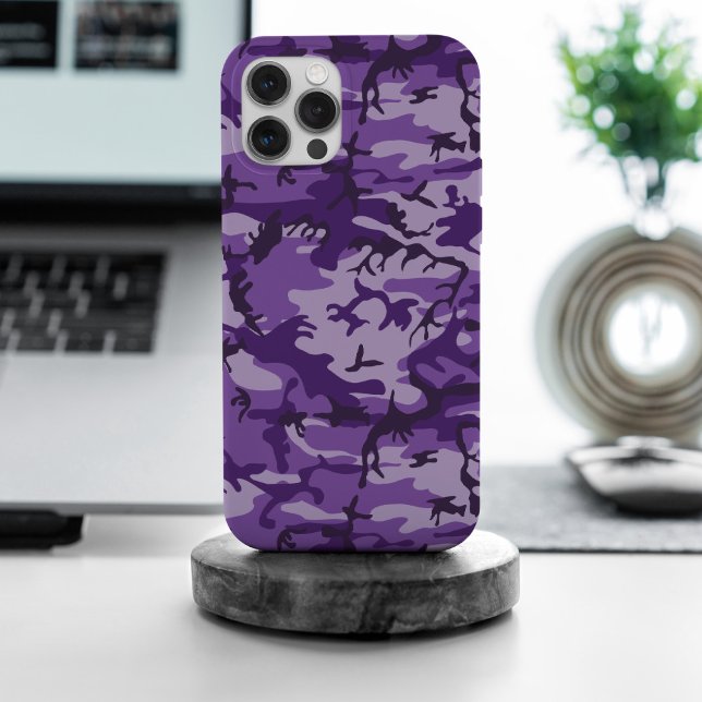 Purple Camouflage, Military, Army iPhone Case (Creator Uploaded)