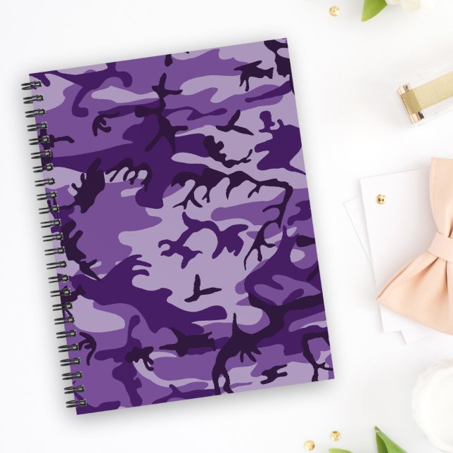 Purple Camouflage, Military, Army Notebook (Creator Uploaded)