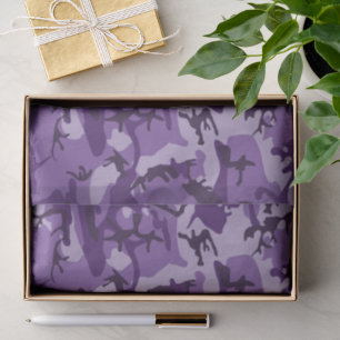 Purple Camouflage, Military, Army Tissue Paper