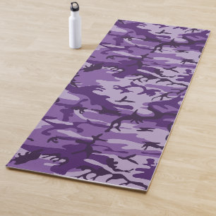 Purple Camouflage, Military, Army Yoga Mat